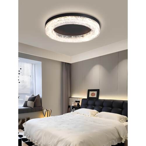 意大利卧室灯2025新树脂超亮护眼中山灯现代简约Led吸顶灯卧室