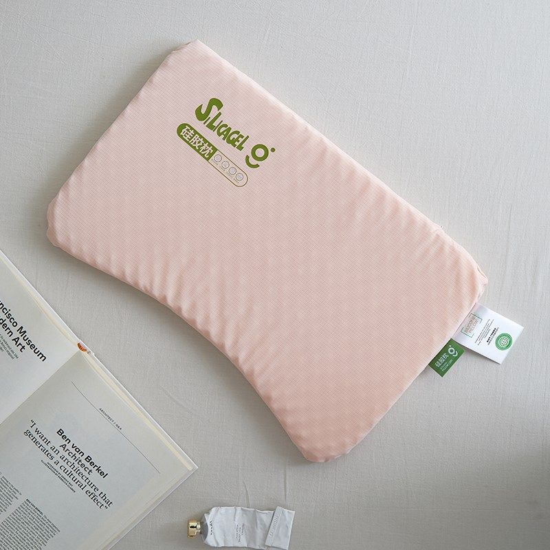 A类儿童硅胶枕头护颈椎助睡眠宝宝婴儿专用记忆棉枕芯子食品级