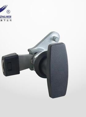 恒珠MS1003P-1-2黑色T型旋转把手锁工业柜门环保设备电箱机箱柜锁