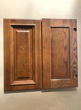 实木门板定制衣柜定做原木柜门橡木现代橱柜轻奢简约烤漆橱柜门