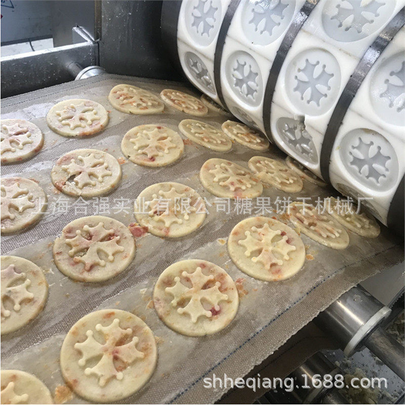 合强现货供应全自动软饼干生产线东北大饼成型机炉果饼干生产线