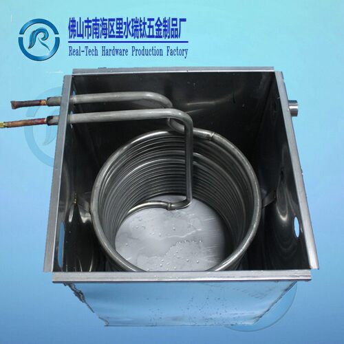 【厂家直供】 304不锈钢水箱式蒸发器钛冷凝器冷热交换器