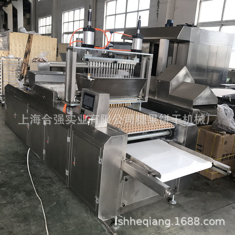 HQ-BG600休闲食品饼干果酱注芯机全自动注芯小熊饼干生产线厂家