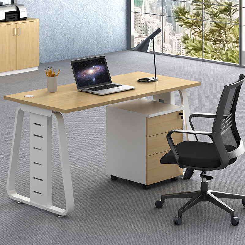 香尔特职员办公桌简约现代办公家具工作位卡座多电脑桌椅