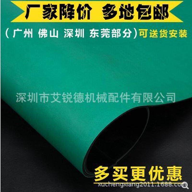 实验室台垫防滑耐高温橡胶垫绿色胶皮桌布工作台垫防静电维修桌垫