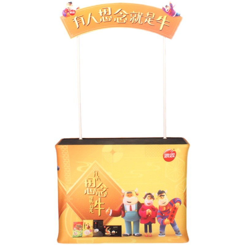 促销台展示架折叠升降便携式广告宣传试吃台超市摆地摊地推展示桌