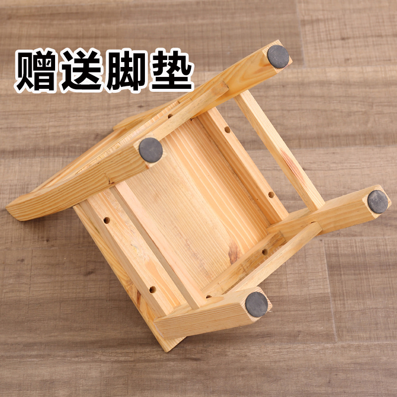 木头小椅子靠背椅儿童幼儿园宝宝小板凳家用整装实木仿古松木