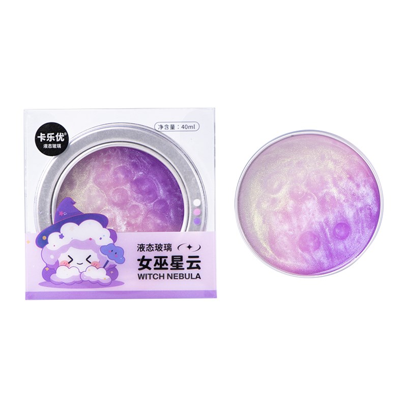 卡乐优液态玻璃水晶泥儿童安全解压弹跳史莱姆非牛顿流体