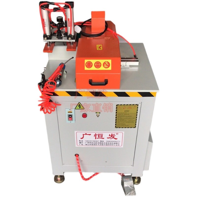 5铝合金5度下出切割机铝材高精度切割机纱窗门窗铝型材切角机