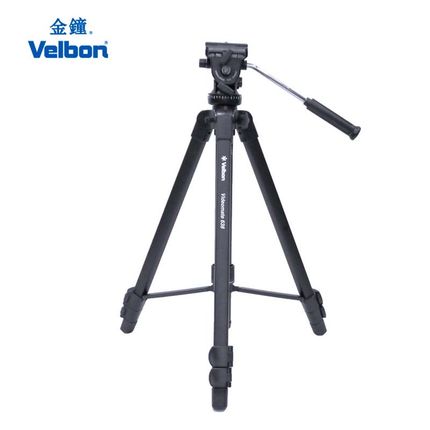 Velbon金钟Videomate 638绞齿中轴三脚架云台套装CX-686升级款