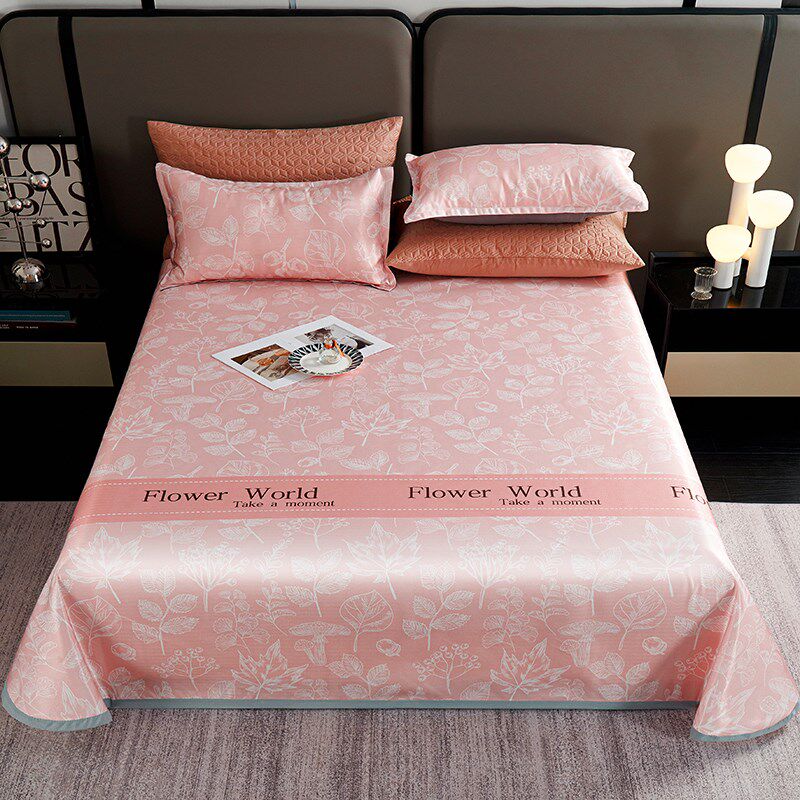 7新款冰丝凉席三件套夏季可折叠水洗软席子空调冰丝席单人宿舍