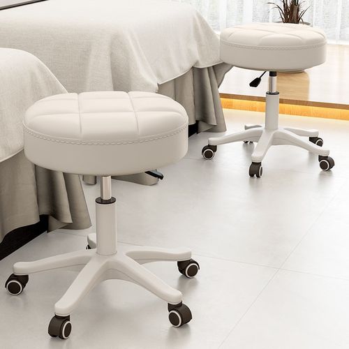 美容凳子美发圆凳师傅凳美容院专用滑轮升降大工凳美甲师旋转椅子