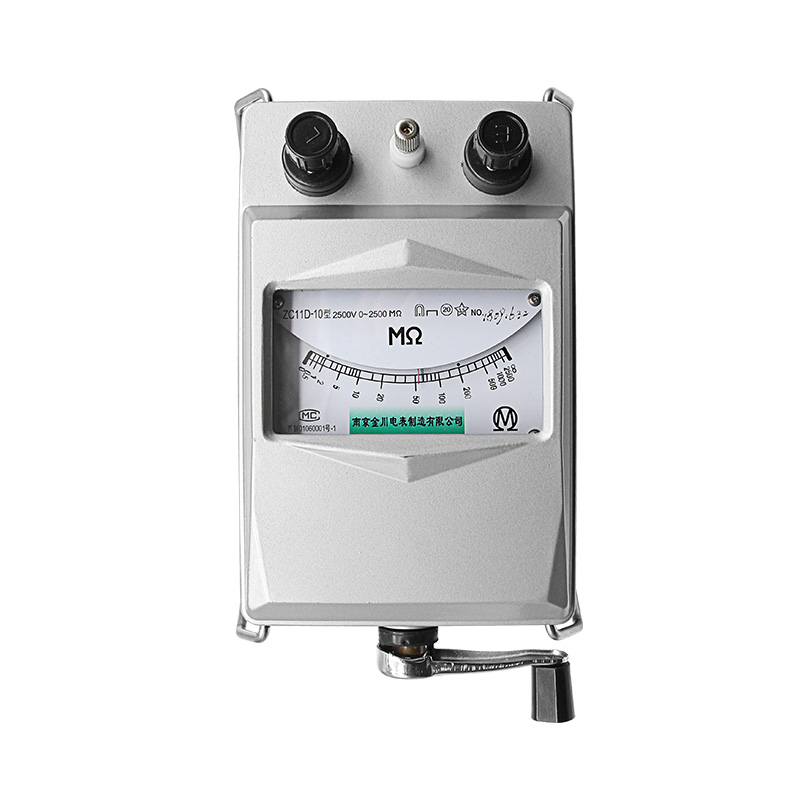 南京金川兆欧表ZC11D-10绝缘电阻测试仪00V 电阻表/摇表 铝壳