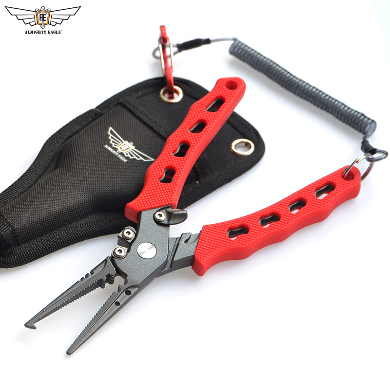 全钢铸造钓鱼钳多功能路亚钳子便携迷你摘钩工具鱼线剪控鱼器大号