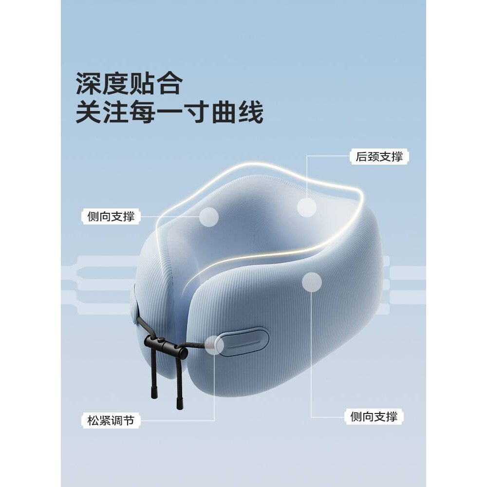 睡洞小荷包u型枕脖枕旅行枕飞机护颈枕头便携护脖睡觉