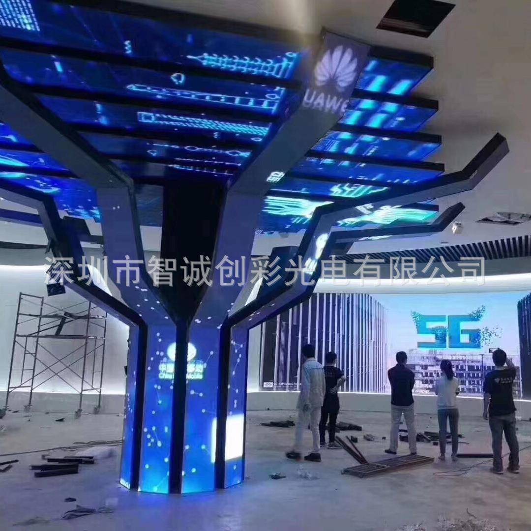 示LED异形屏单面高清全彩显屏直PJV播广告异形户屏室内外广告牌
