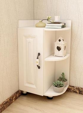 客厅角墙卧室角落式沙发实木床小欧拐角柜家居美式RLL柜转角置物