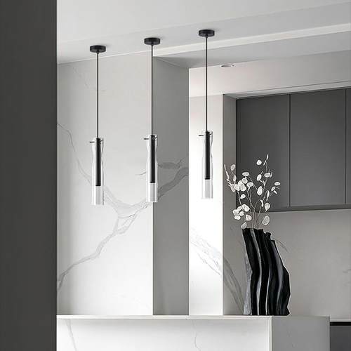 意吊轻奢全铜玻璃灯设计师个性餐厅55745式室吧台岛台装饰灯卧床