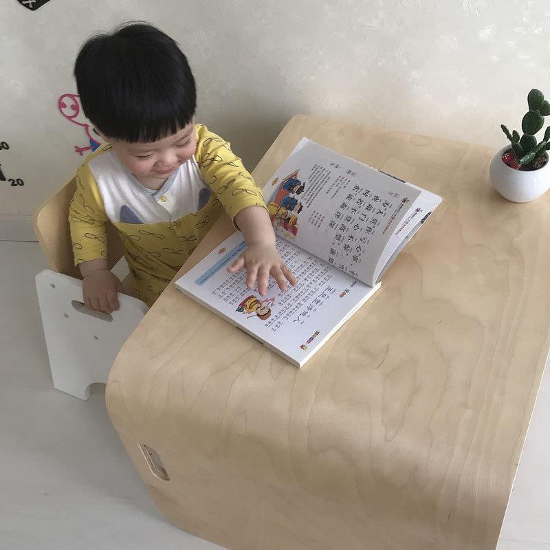 家字用学习桌写组装儿童桌童椅书桌儿小学生套装实组合木艺术课桌
