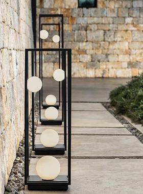 太阳C8056能灯户庭外院圆园球草坪灯充电别灯墅花灯阳台装饰布置