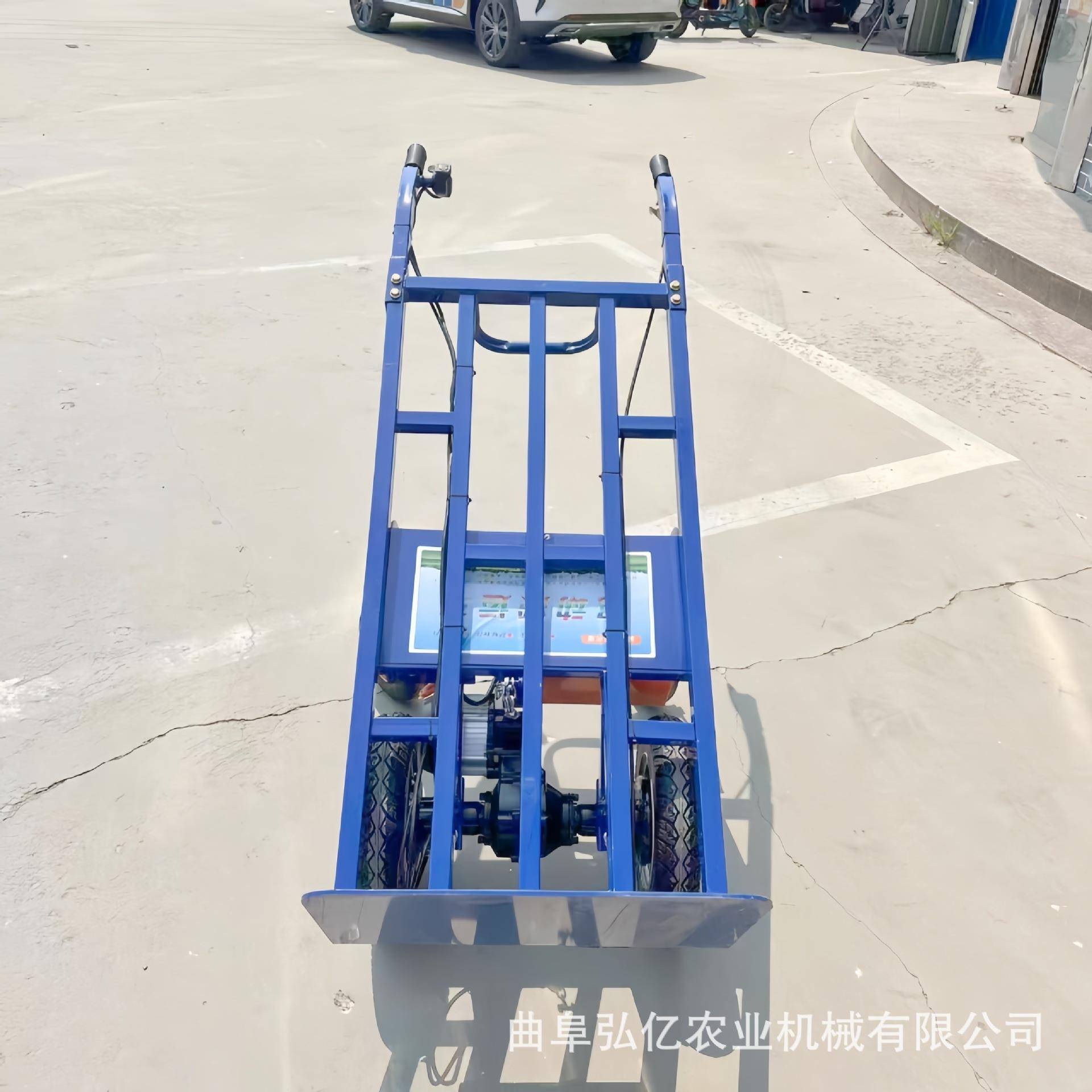 211多用工地水泥运灰斗车家用两轮轮输公鸡车2200瓦加宽独爬坡老