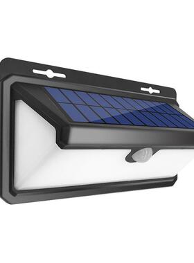 太阳能感应壁三面灯发光照明壁灯Vlux-009太体阳能火焰人壁灯