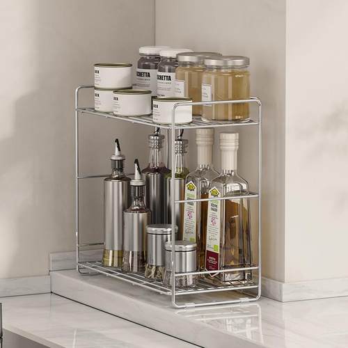窄边架厨房30置ltao10184不锈钢调料架角调料油盐物酱醋品转收纳