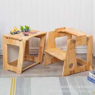 木质童蒙氏学习儿塔木制厨房助手凳宝宝洗漱垫脚80357多凳用途脚
