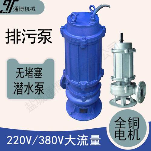 不锈钢泵矿用污潜水QW无堵立式水QSY塞泵