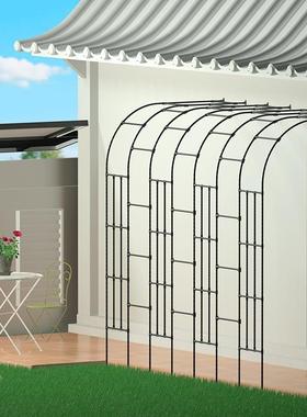 半边拱门花架爬架户半外弧形拱形支架月季艺庭院花园阳藤LJB台藤