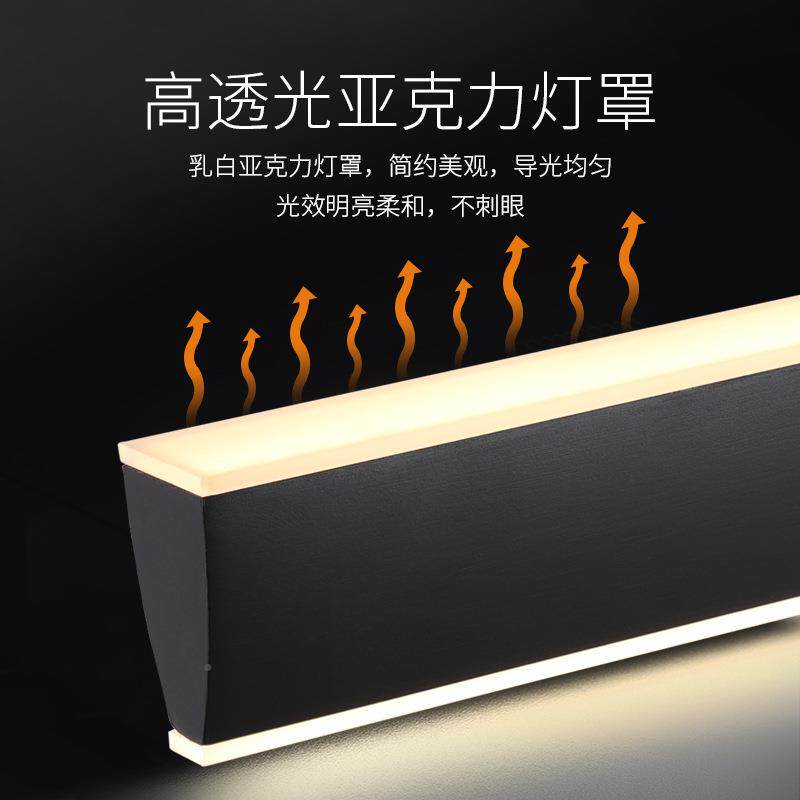 现代简餐厅灯吊艺灯一字灯长条铁办公吊灯NYU茶室房约餐厅灯书吊