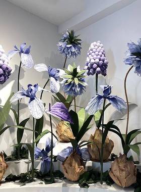 大纸艺花婚手工路引晕纸花成45042品礼装饰道具型婚庆布置染遇见