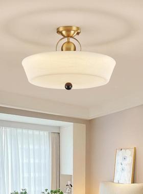 简能全铜吸顶灯L3009ED中风古法式奶油房2025年新款主卧现代约智