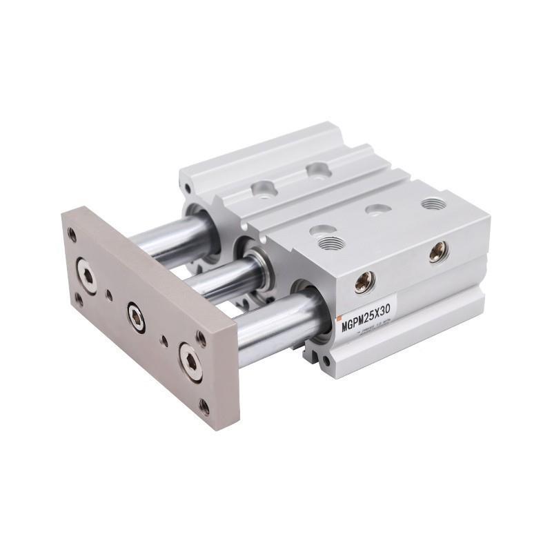 SMC型三轴三杆薄型导气缸MGP杆M带25*2ZBB5/30/140/50/75/100/25/