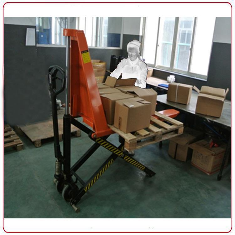 SchmeidFQR施盾动剪式搬运牛车手工位装卸升降叉车节缸高行单程地