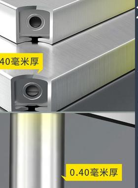 厨房置物架家不钢锈架子多层10083987落地多桌功能收纳工作台子用