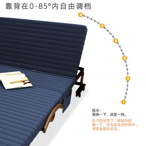免安装折叠床办公室休午午睡单双人C家用保姆休息护陪乳胶7094323