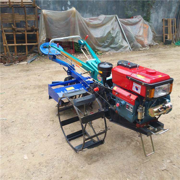 多种型号手拖拉机电启动功能带后坐THL旋机耕水旱田旋耕扶耕地机