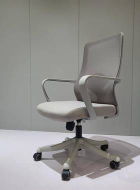 电脑椅公椅办子靠背网布黑色员椅现动代简约家用舒适无品牌/转椅