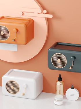 XEB卫间厕纸巾盒置物免架厕所壁挂式打生孔防水挂墙式卷纸筒纸抽