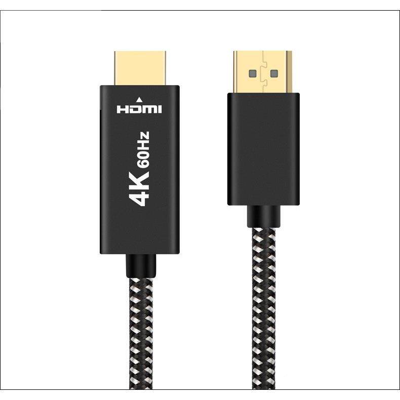 2米铝壳DPI接公转HDM公高清转接线电脑DP口转HDMI2.0转DP公转HD换