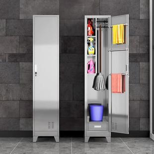 不锈钢清收洁柜BXGQJG-1教室卫生扫把柜阳台物拖杂把扫帚纳柜保洁
