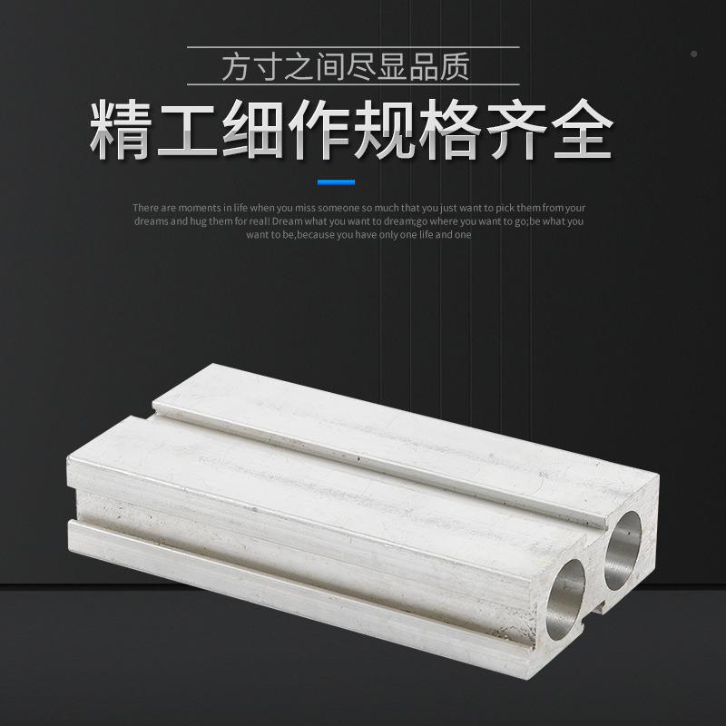 TURWN*16/25/32/40/5/6自动化0缸筒双轴铝合金气气缸管3配件气动