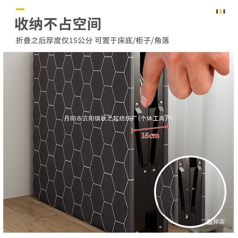 厂家折叠床单人床折叠双人床出租屋简易床午休可铁艺床家用木板床