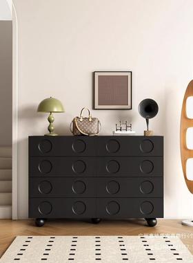 家用XBY复古斗柜卧室视边床尾收纳储物柜客厅简约斗柜厅电沙发客