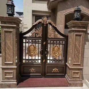 加州金花理岗岩石材大别麻墅门115板楼圆柱楼梯踏步台阶天然大石