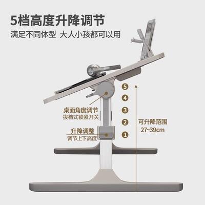 床上小桌子可升降电脑桌生宿舍学折简叠桌约家LGM用易卧简室学习