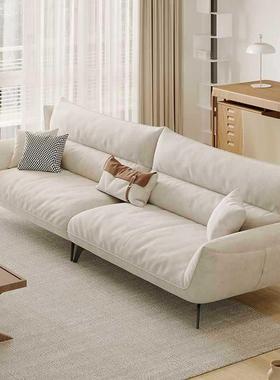 极派款猫抓代布沙发简约新现轻奢意式极简小布户型客厅组合艺7mzb