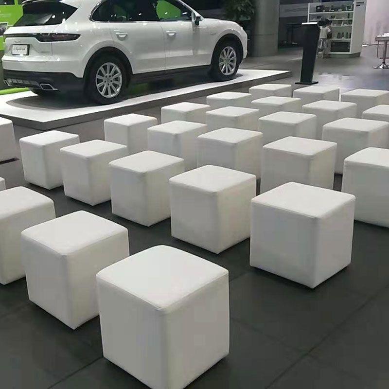 色会展活动面包凳P3058906皮凳方凳沙发土司凳矮凳小墩方婚礼车展