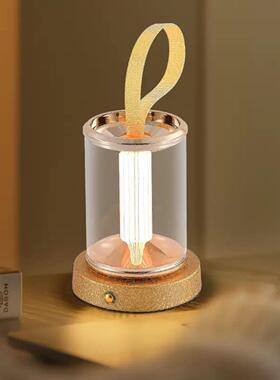 台室灯卧简约笠现代触摸斗彩床头温台灯创意0512飞碟馨炫控小夜灯